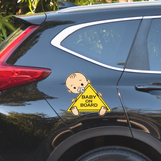 Sticker Baby on Board Baby Safety Sign Car Window Bumper