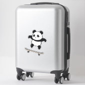 Sticker Baby Panda Skateboard (Sur valise)
