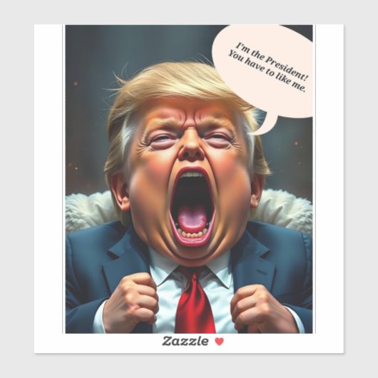 Sticker Baby President (Feuille)