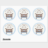 Sticker baby shower (Feuille)