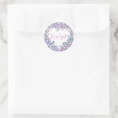Sticker Baby shower fille Gemstone | Personnalisab (Sac)