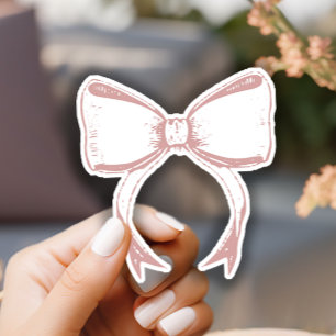 Sticker Baby Shower Floral Rose Vintage Élégant