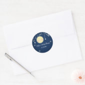 Sticker Baby shower Party Stars de la Lune céleste (Enveloppe)