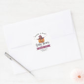 Sticker Baby shower Peek-a-Boo (Enveloppe)