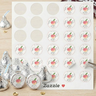 Sticker Baby Shower Petite Pêche Douce Rond 2"
