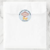 Sticker Baby shower Singe Cute Kawaii (Sac)