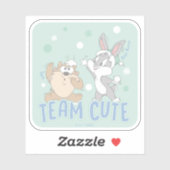 Sticker Baby TAZ™ & BUGS BUNNY™ Team Cute (Feuille)