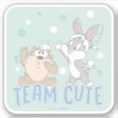 Sticker Baby TAZ™ & BUGS BUNNY™ Team Cute (Devant)