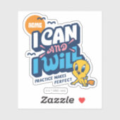 Sticker Baby TWEETY™ - Je Peux Et Je Vais (Feuille)