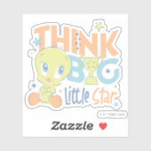 Sticker Baby TWEETY™ - Pensez à Big Little Star (Feuille)