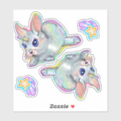 Sticker Baby Uni-bunny (Feuille)