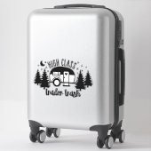 Sticker Bac à résidus de remorques de haute qualité (Sur valise)