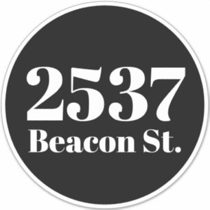 Sticker Bac de recyclage des ordures personnalisées Numé