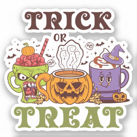 Sticker Bac Ou Traiter Le Café Délice (Recto)