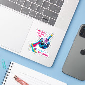 Sticker Bachelorette party (Ordinateur portable avec iPhone)