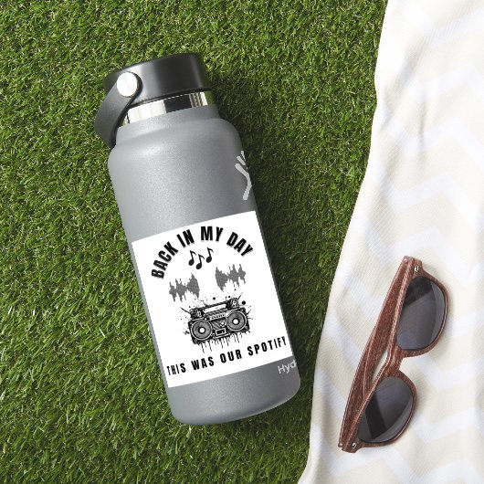 Sticker Back in My Day This was Our Spotify (HydroFlask Insitu)