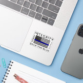 Sticker Back the Blue (Ordinateur portable avec iPhone)