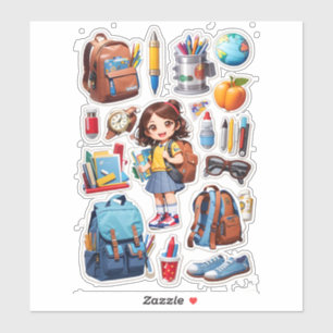 Sticker back to school