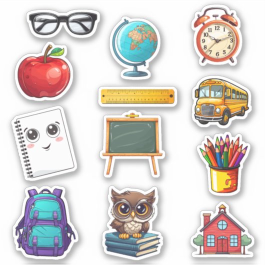 Sticker Back to school (Devant)