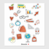 Sticker Back to school (Feuille)