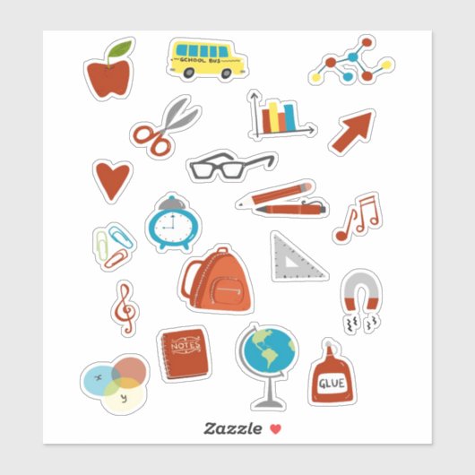 Sticker Back to school (Feuille)