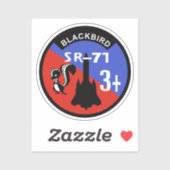 Sticker Backbird +3 rond Emblem (Feuille)