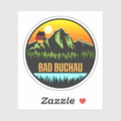 Sticker Bad Buchau, Allemagne (Feuille)