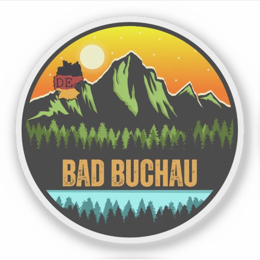 Sticker Bad Buchau, Allemagne (Devant)
