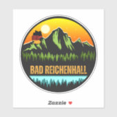 Sticker Bad Reichenhall, Allemagne (Feuille)