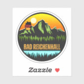 Sticker Bad Reichenhall, Allemagne (Feuille)