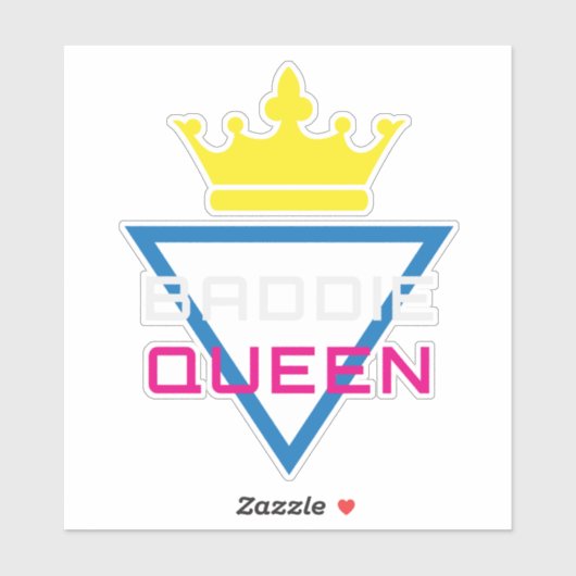 Sticker Baddie Queen Crown Y2K (Feuille)