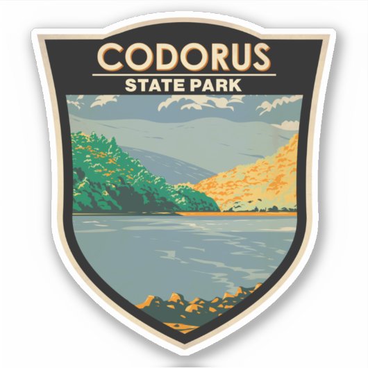 Sticker Badge Codorus State Park Pennsylvania (Devant)
