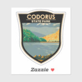 Sticker Badge Codorus State Park Pennsylvania (Feuille)