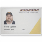 Sticker Badge de Corey Laidlaw (Devant)