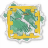 Sticker Badge de la population des Terres Extérieures (Devant)
