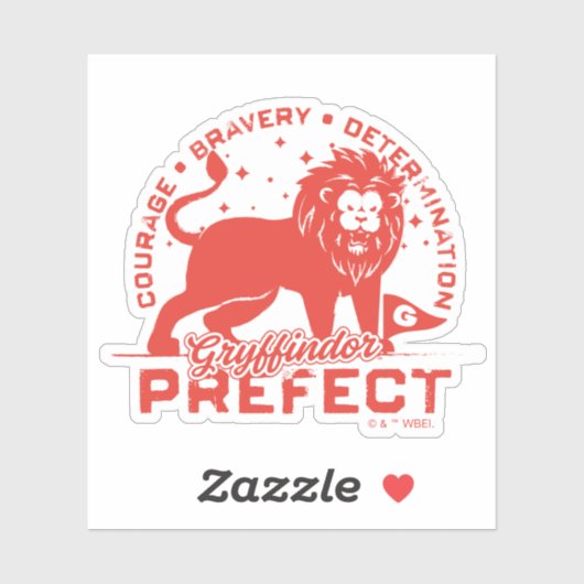 Sticker Badge de préconfiguration GRYFFINDOR™ (Feuille)
