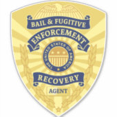 STICKER BADGE DE RÉCUPÉRATION ET DE RÉCUPÉRATION FUGITIVE (Devant)