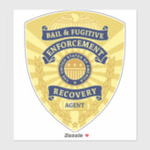 STICKER BADGE DE RÉCUPÉRATION ET DE RÉCUPÉRATION FUGITIVE (Feuille)