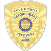 STICKER BADGE DE RÉCUPÉRATION ET DE RÉCUPÉRATION FUGITIVE (Devant)