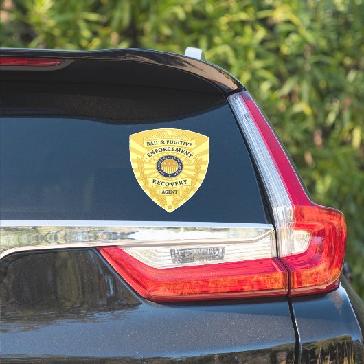 STICKER BADGE DE RÉCUPÉRATION ET DE RÉCUPÉRATION FUGITIVE (Côté voiture)