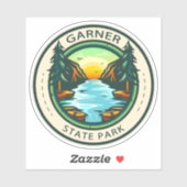 Sticker Badge du Garner State Park Texas (Feuille)