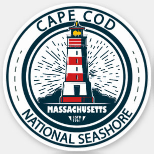 Sticker Badge du Massachusetts de Cape Cod National Seasho