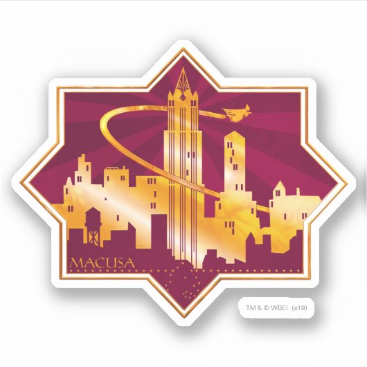 Sticker Badge graphique MACUSA™ (Devant)