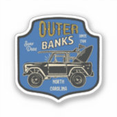 Sticker Badge Outer Banks NC (Recto)