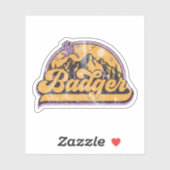Sticker Badger, Alaska (Feuille)