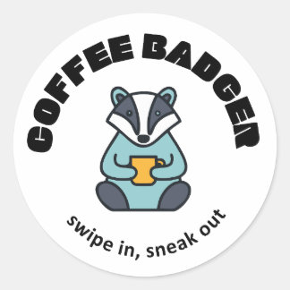 Sticker Badger Cafe