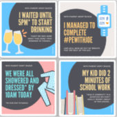 Sticker Badges de mérite parents (Devant)