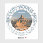 Sticker Badlands NP (Feuille)