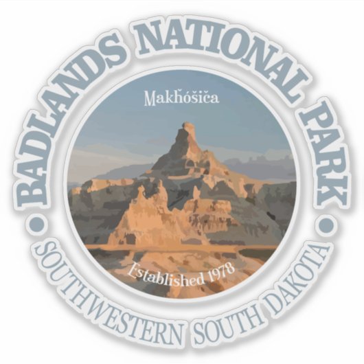 Sticker Badlands NP (Devant)