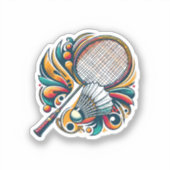Sticker Badminton Graphic (Recto)